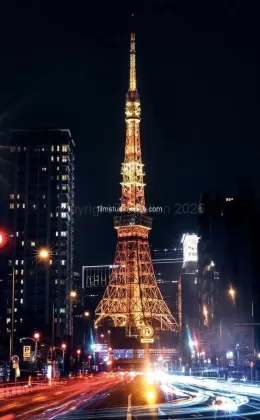 Tokyo Tower Light Trails Tokyo Tower Light Trails