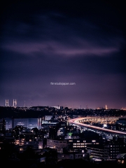 Purple-Haze-Over-Yokohma-Japan-Light-Trails - Limited Edition