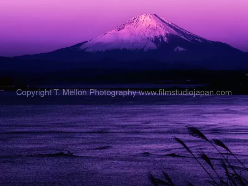 Limited Edition 1/50- First-Light-2022-Mt-Fuji-Japan-Winter-surfers-celebrating-the-new-year-in-the-ocean-epic-scenery-sea-purple-haze