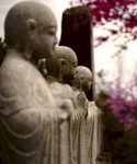 A shrine dedicated to children and the guardians who guide them to the after life. West Tokyo Japan. Landscape Natural world and heritage of Japan photographer T. Mellon of film studio japan
